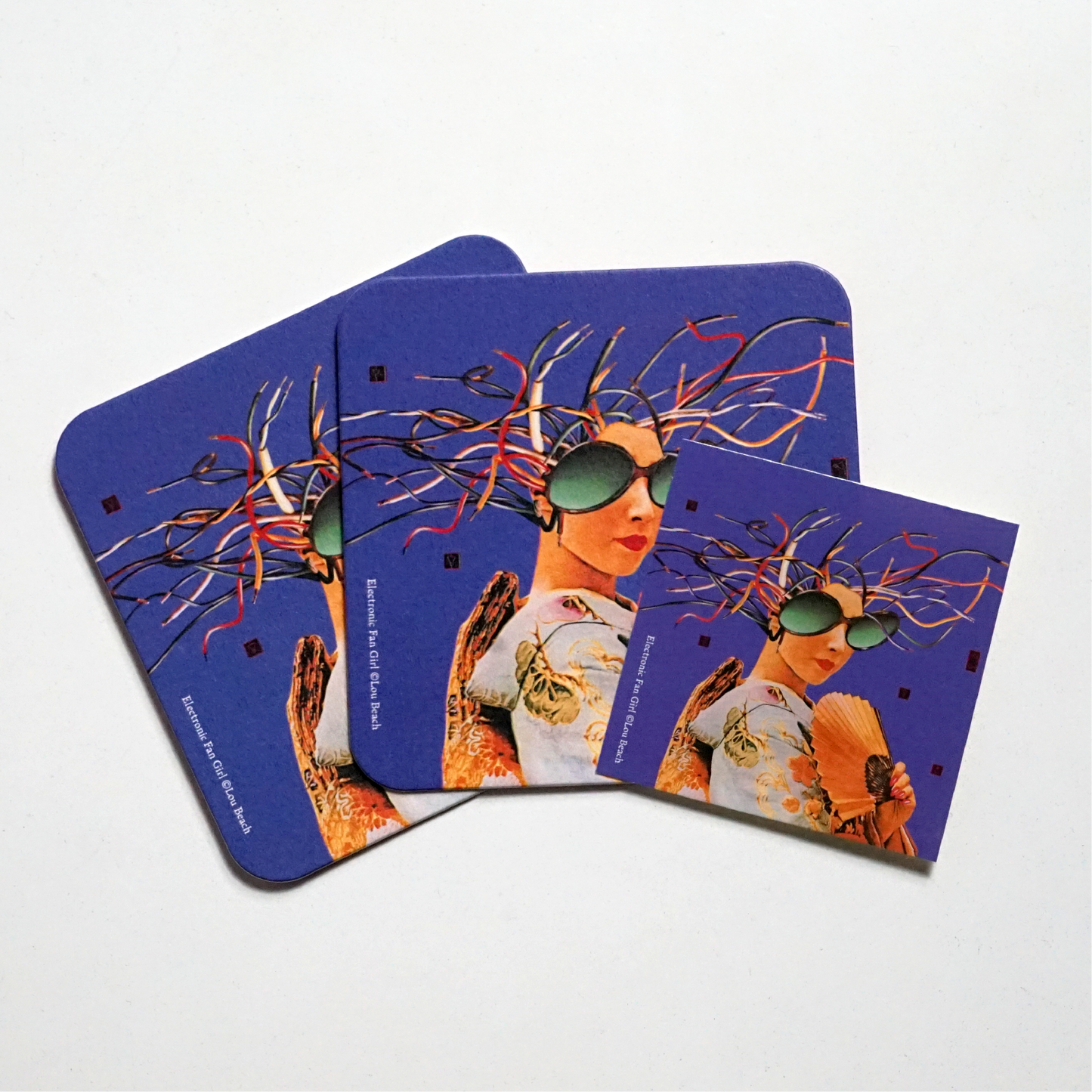 “Electronic Fan Girl” パイントグラス